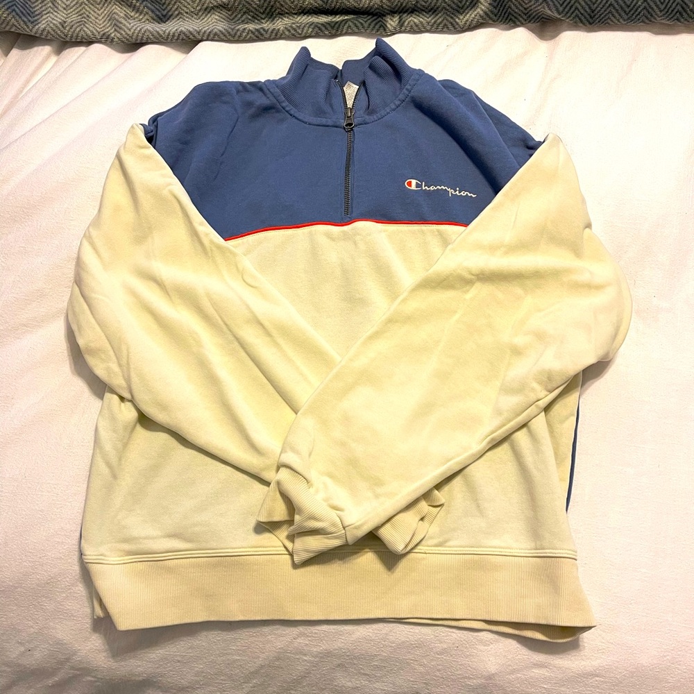 Champion quarter zip pull over